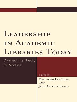 cover image of Leadership in Academic Libraries Today